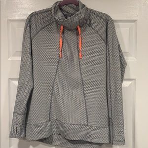 Avalanche Cowl Neck Houndstooth Pullover- size XL